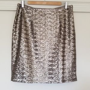Banana Republic Sequin Pencil Skirt